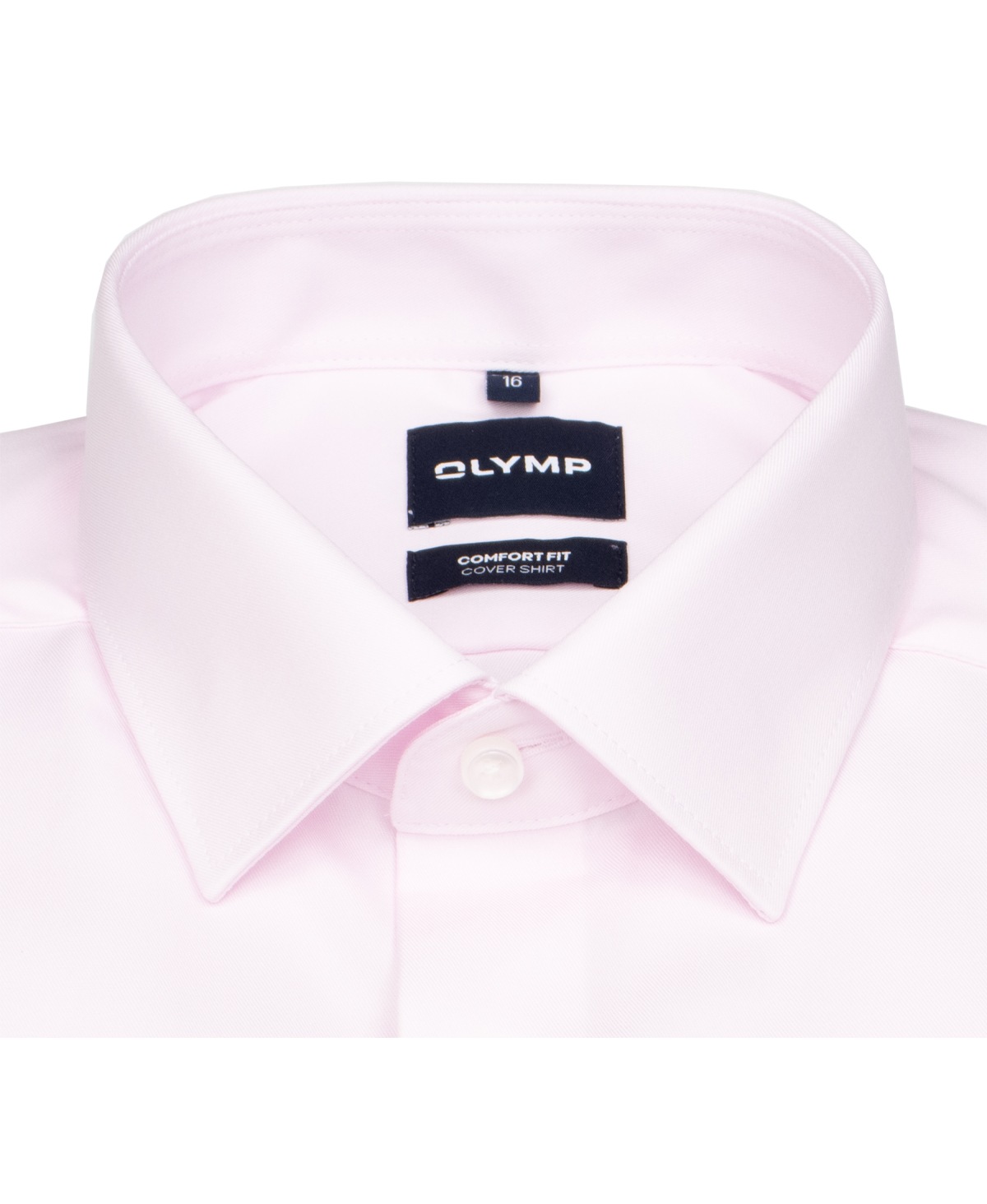 OLYMP Hemd - Comfort Fit - Cover Shirt - extra blickdicht - rosé