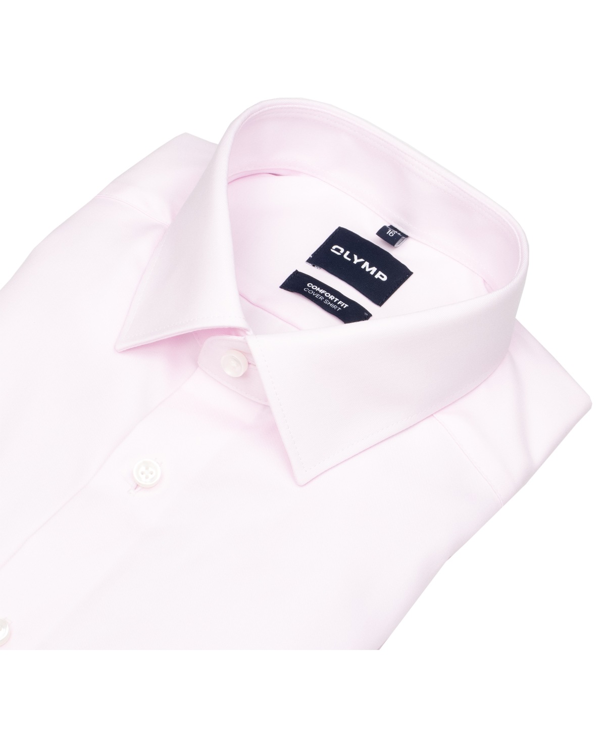 OLYMP Hemd - Comfort Fit - Cover Shirt - extra blickdicht - rosé