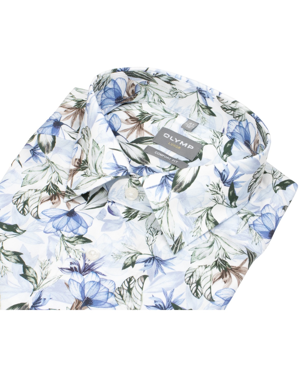 OLYMP Hemd - Comfort Fit - New Kent - floraler Print - mehrfarbig