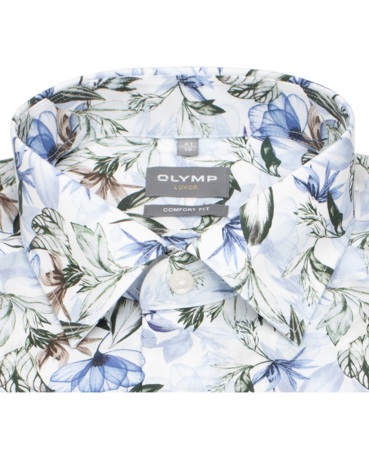 OLYMP Hemd - Comfort Fit - New Kent - floraler Print - mehrfarbig