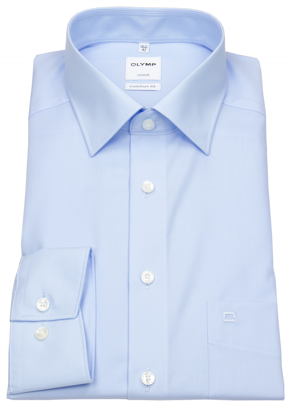 OLYMP Hemd - Comfort Fit - New Kent Kragen - hellblau