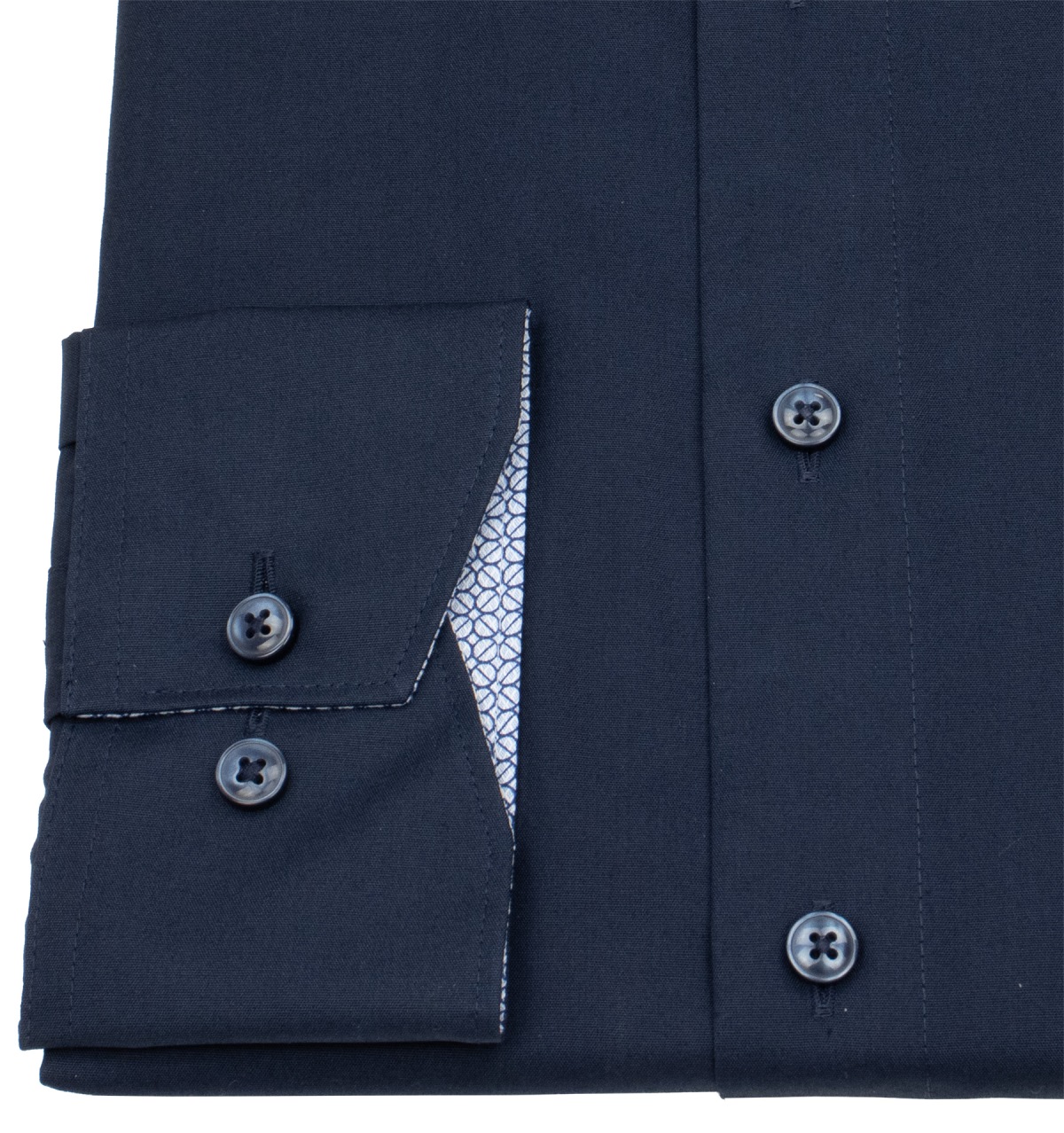 OLYMP Hemd - Comfort Fit - New Kent Kragen - Patch - dunkelblau