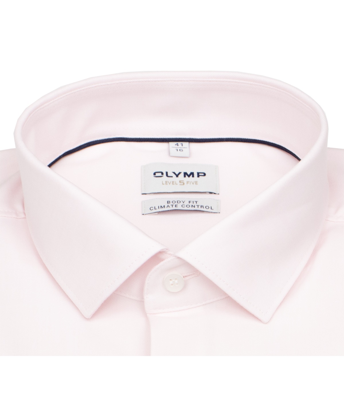 OLYMP Hemd - Level 5 Body Fit - 24/7 Climate Control Shirt - rosé