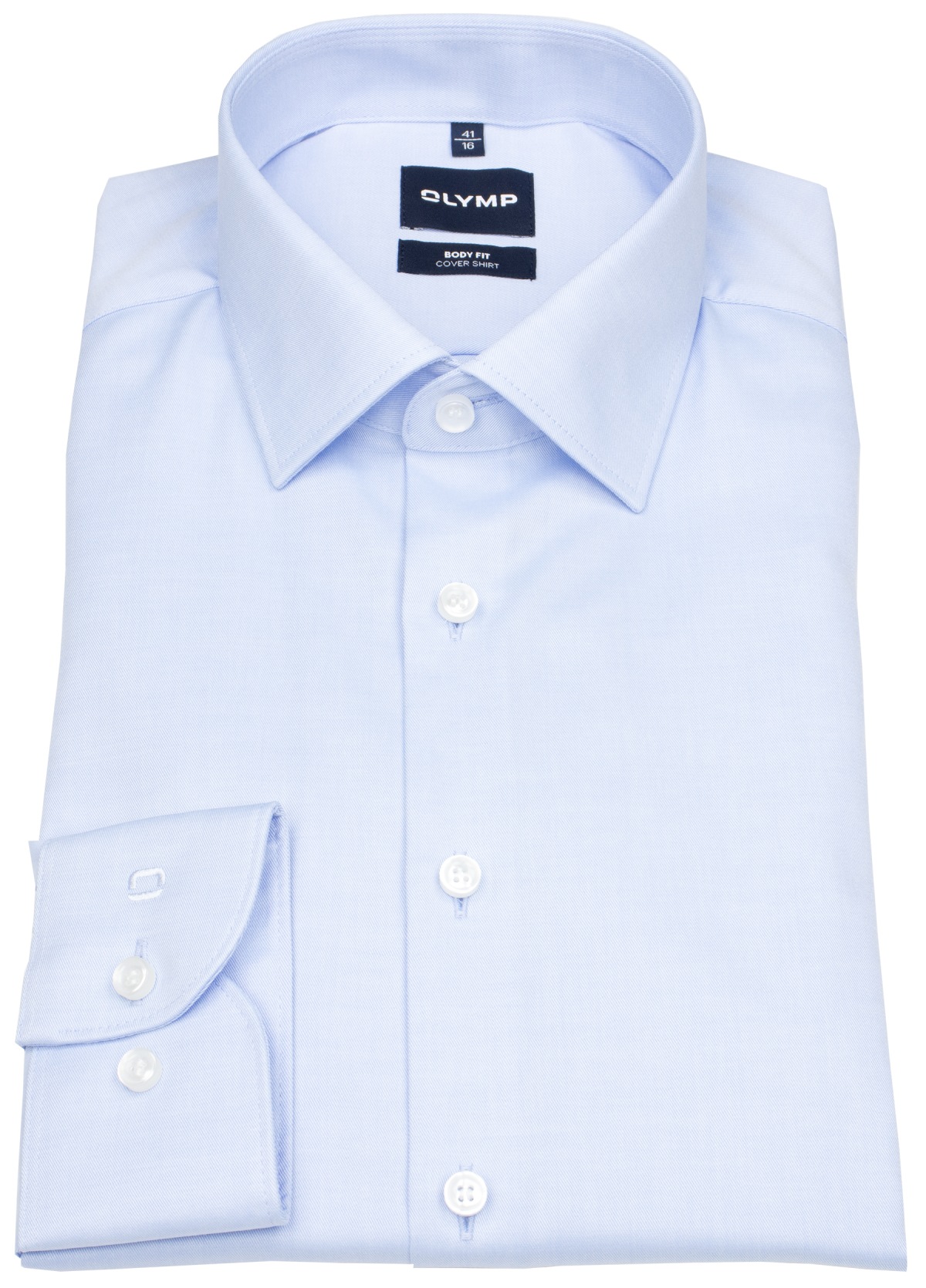 OLYMP Hemd - Level 5 Body Fit - Cover Shirt - extra blickdicht - hellblau