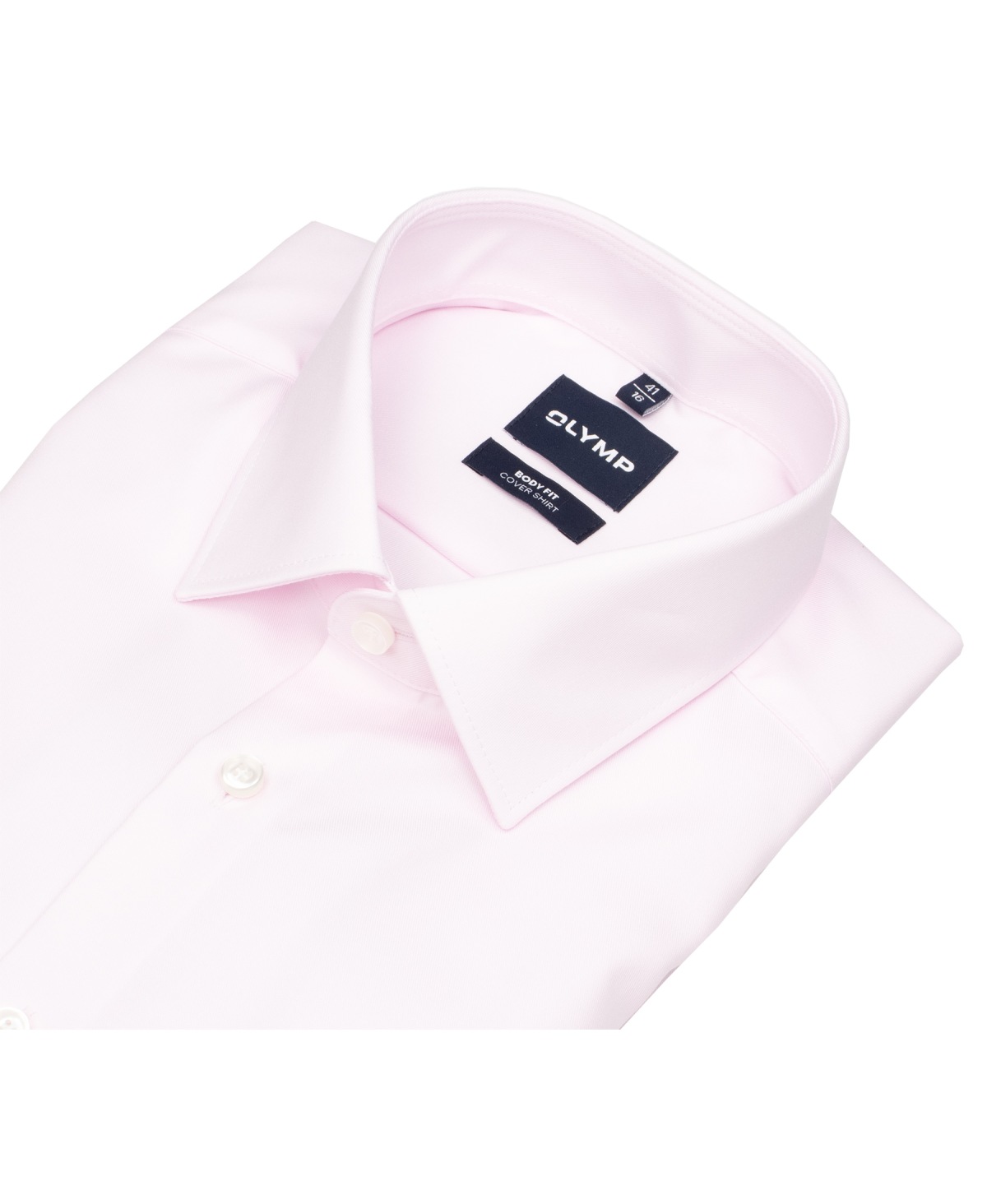 OLYMP Hemd - Level 5 Body Fit - Cover Shirt - extra blickdicht - rosé