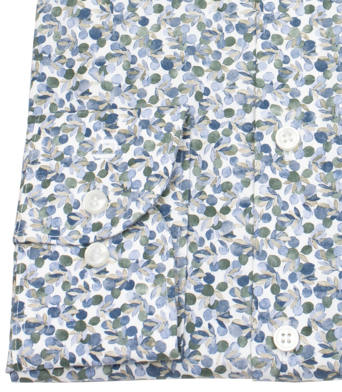 OLYMP Hemd - Level 5 Body Fit - Kentkragen - florales Muster