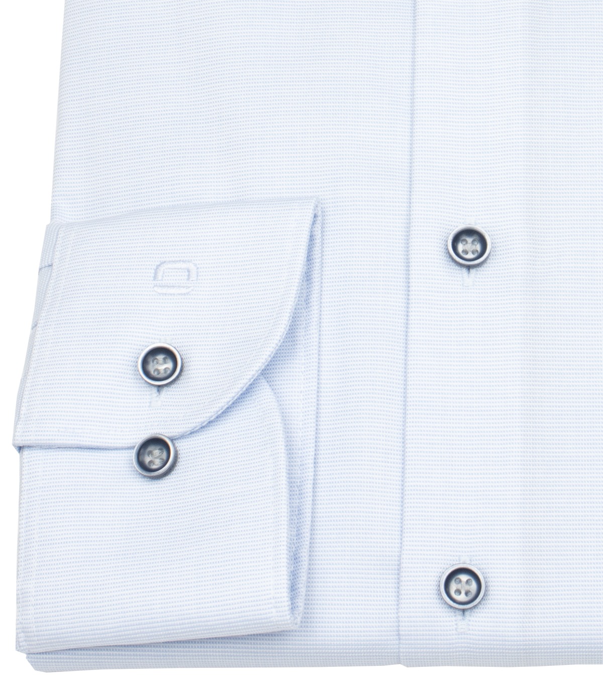 OLYMP Hemd - Level 5 Body Fit - Print - hellblau / weiß