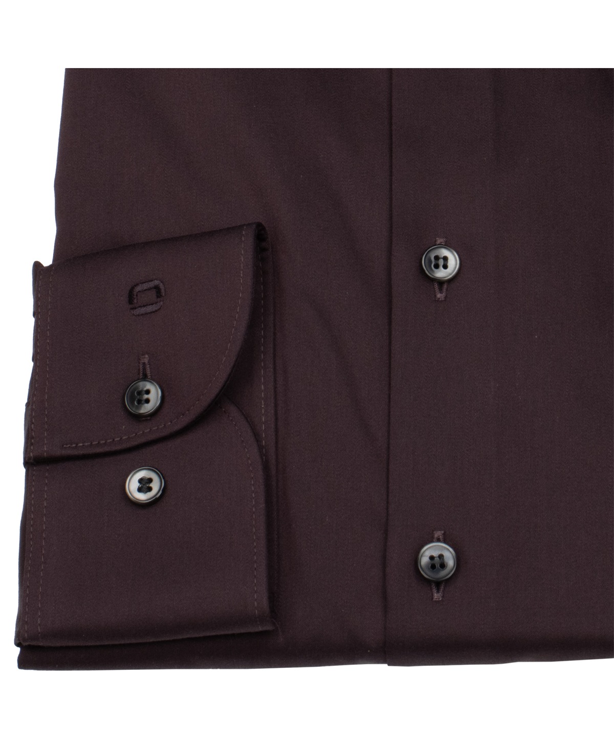 OLYMP Hemd - Level Five Body Fit - Chambray - dunkelrot