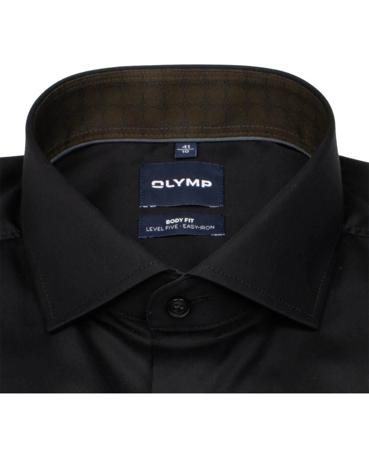 OLYMP Hemd - Level Five Body Fit - Chambray - schwarz