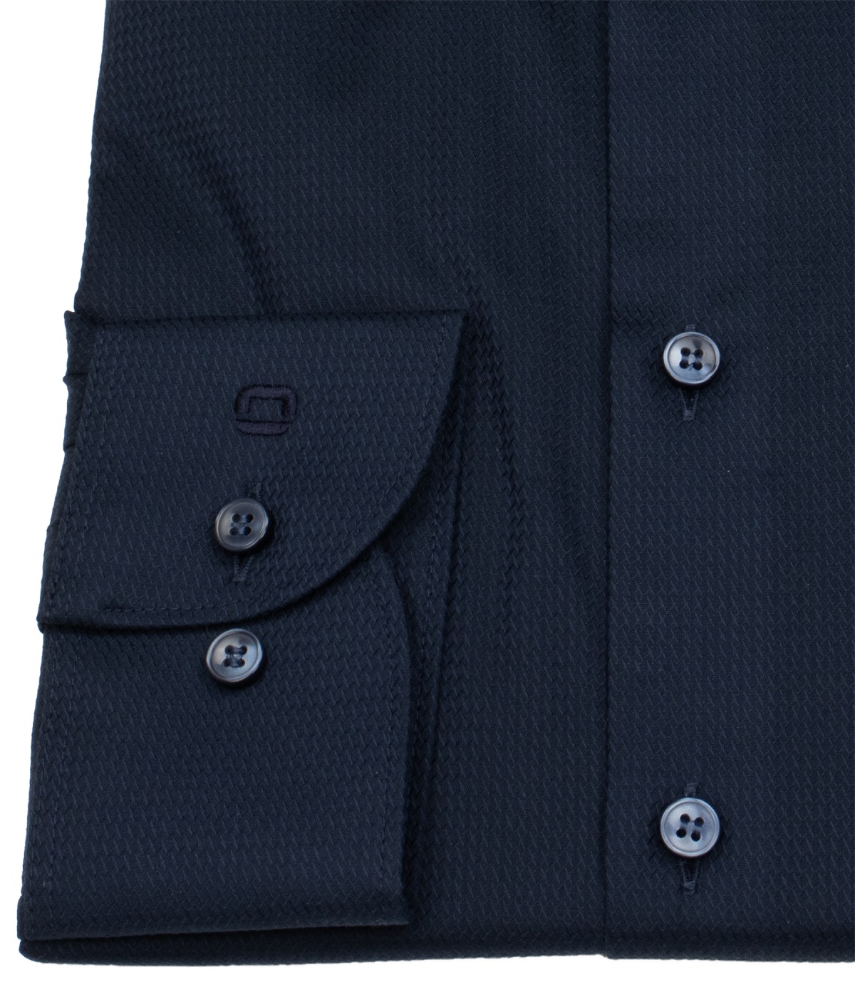 OLYMP Hemd - Level Five Body Fit - Struktur - dunkelblau