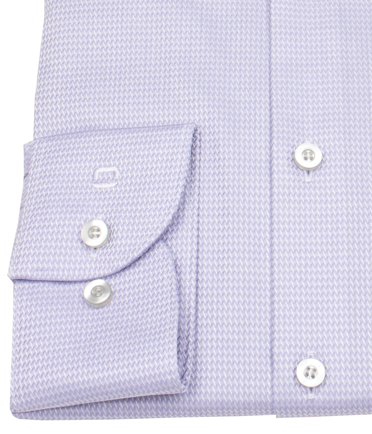 OLYMP Hemd - Level Five Body Fit - Struktur - lila