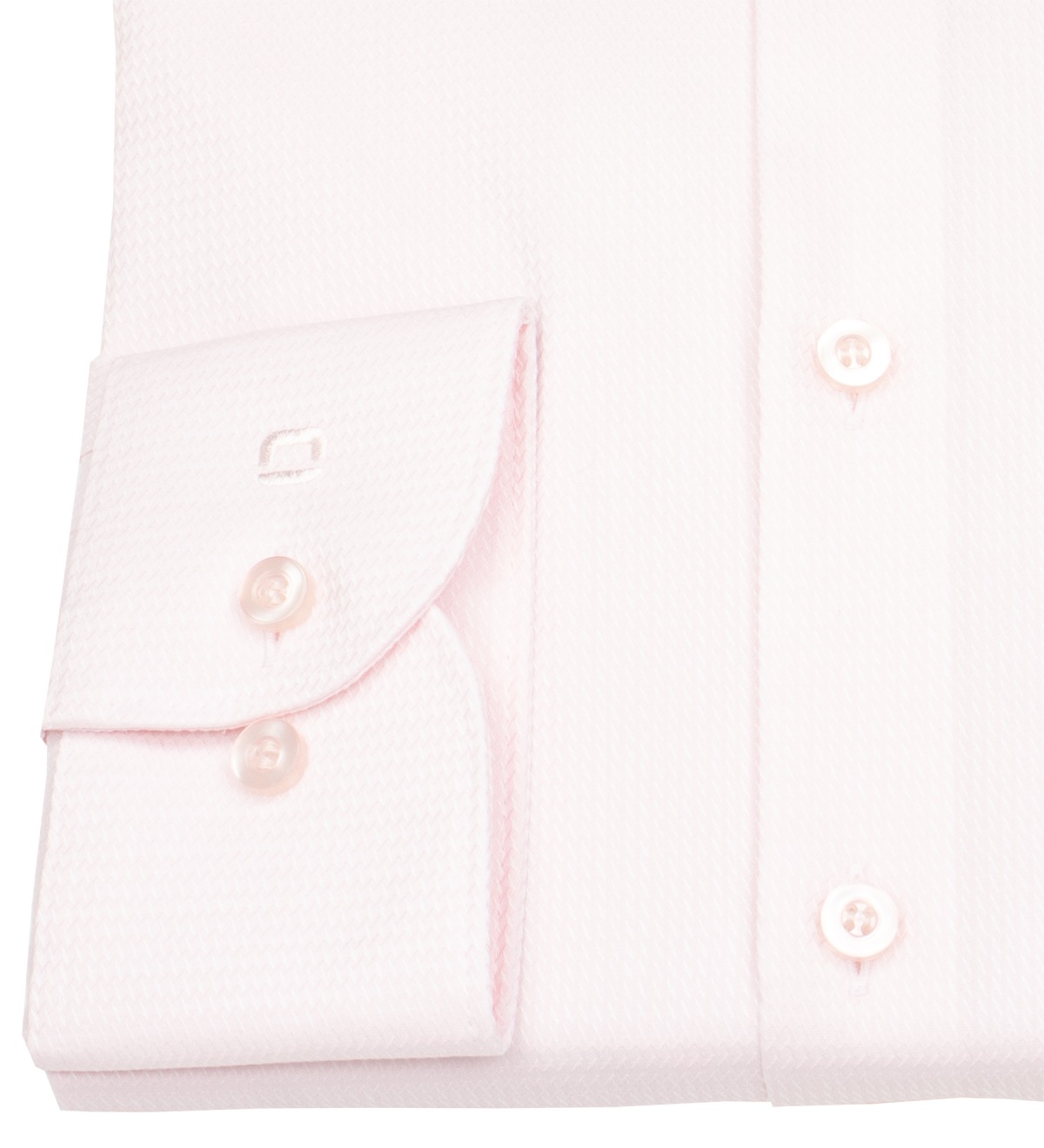 OLYMP Hemd - Level Five Body Fit - Struktur - rosé