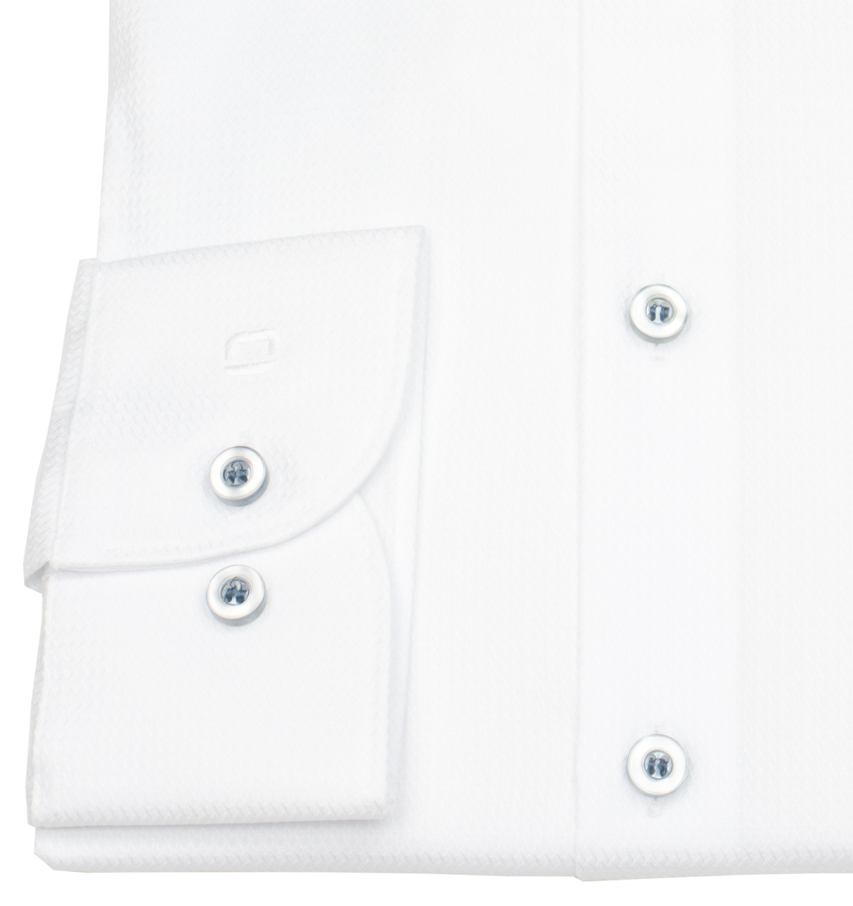 OLYMP Hemd - Level Five Body Fit - Struktur - weiß