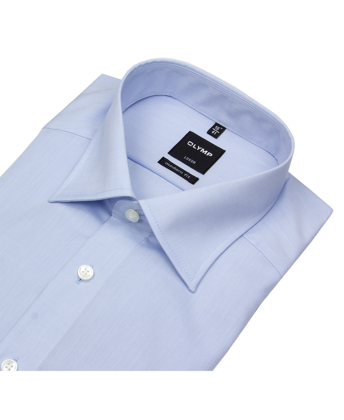 OLYMP Hemd - Luxor Modern Fit - Chambray - hellblau