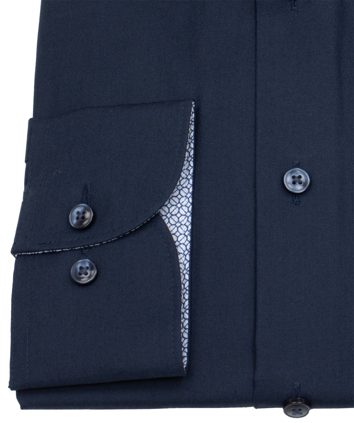 OLYMP Hemd - Luxor Modern Fit - Patch - dunkelblau