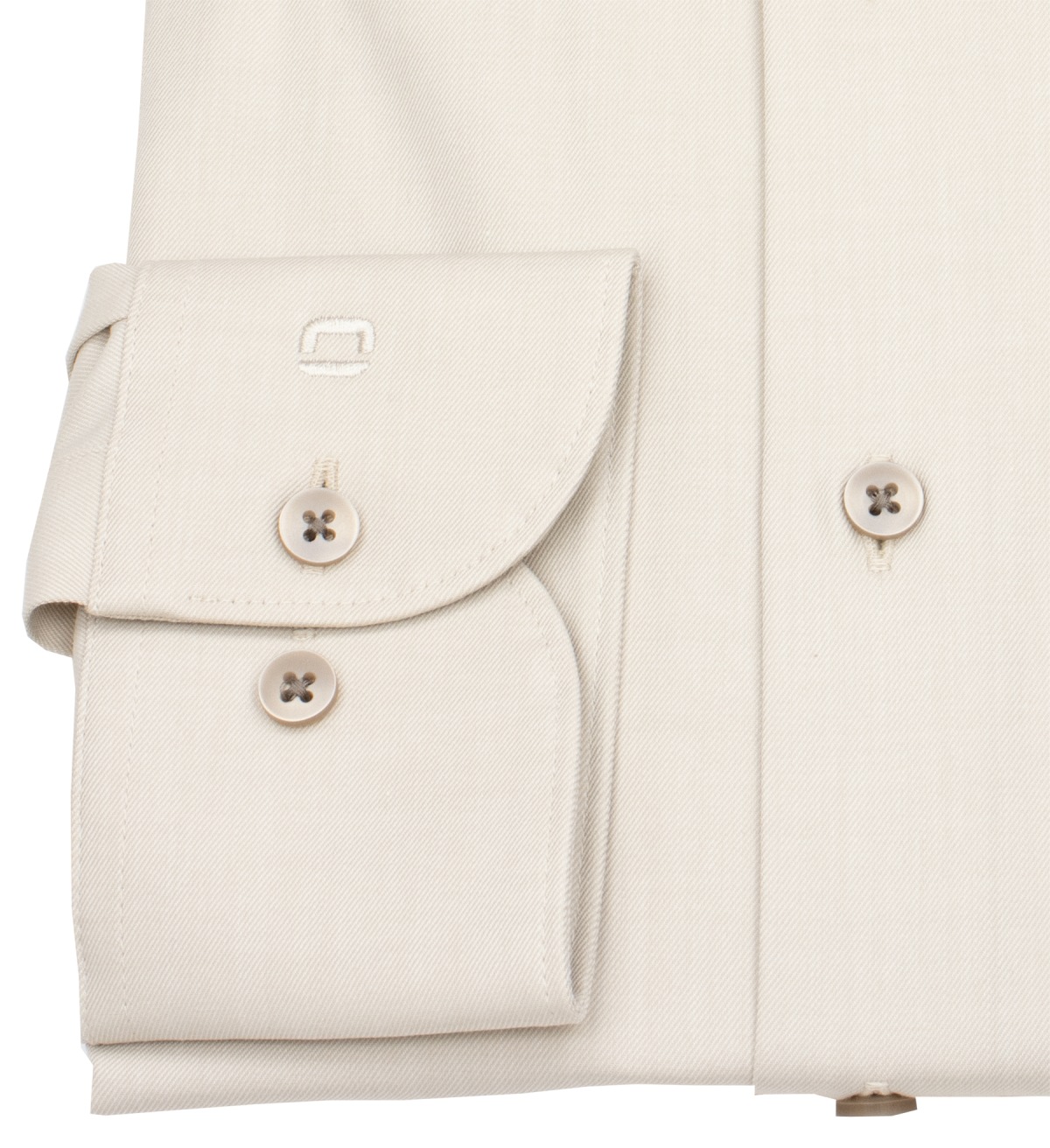 OLYMP Hemd - Modern Fit - 24/7 Climate Control - Kentkragen - beige