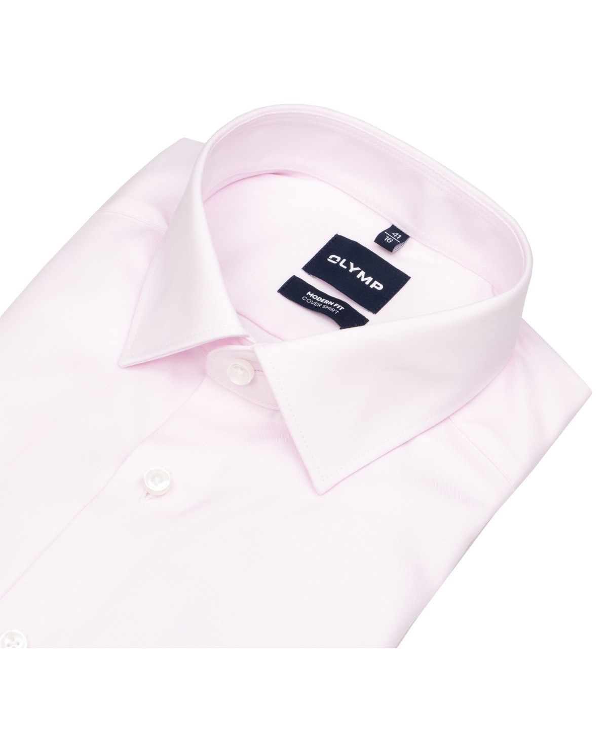 OLYMP Hemd - Modern Fit - Cover Shirt - extra blickdicht - rosé