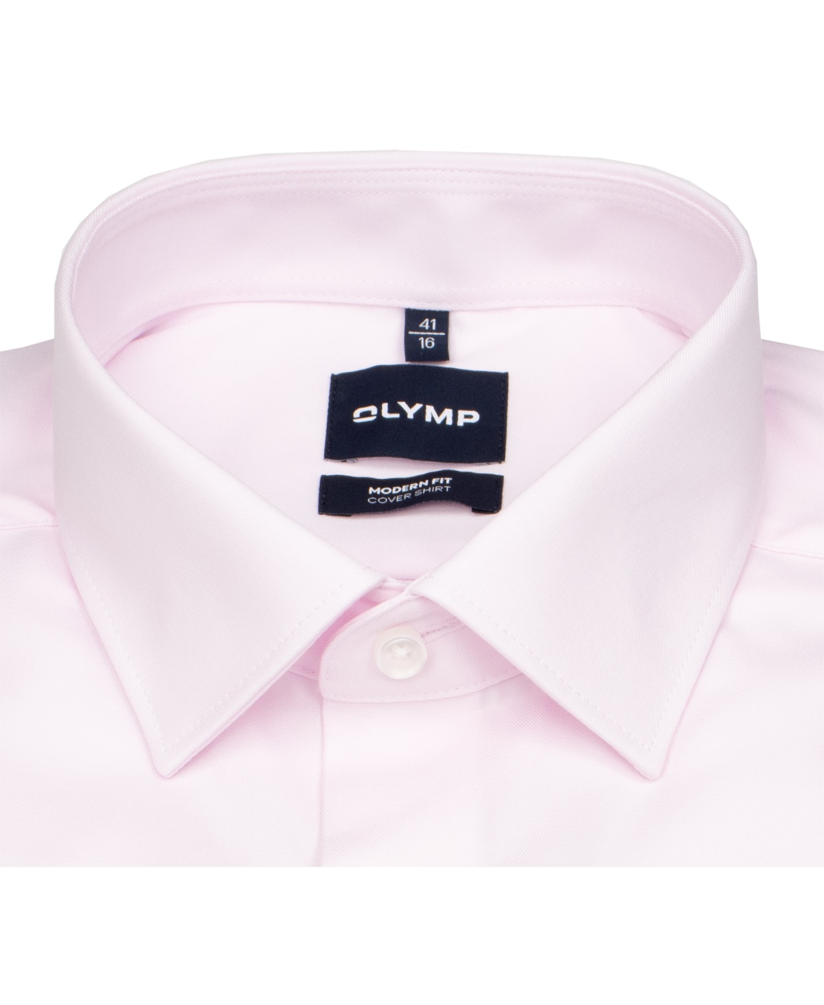 OLYMP Hemd - Modern Fit - Cover Shirt - extra blickdicht - rosé