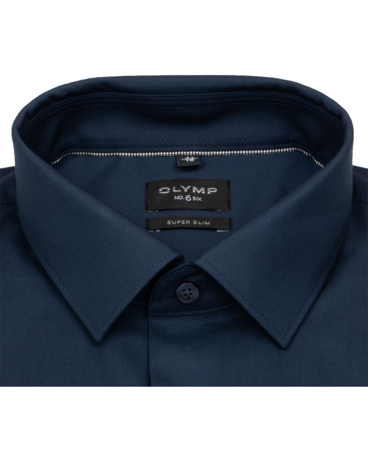 OLYMP Hemd - No. Six Super Slim - Kentkragen - dunkelblau