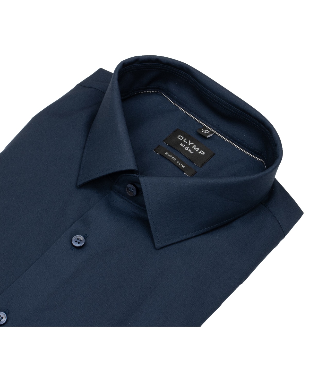 OLYMP Hemd - No. Six Super Slim - Kentkragen - dunkelblau