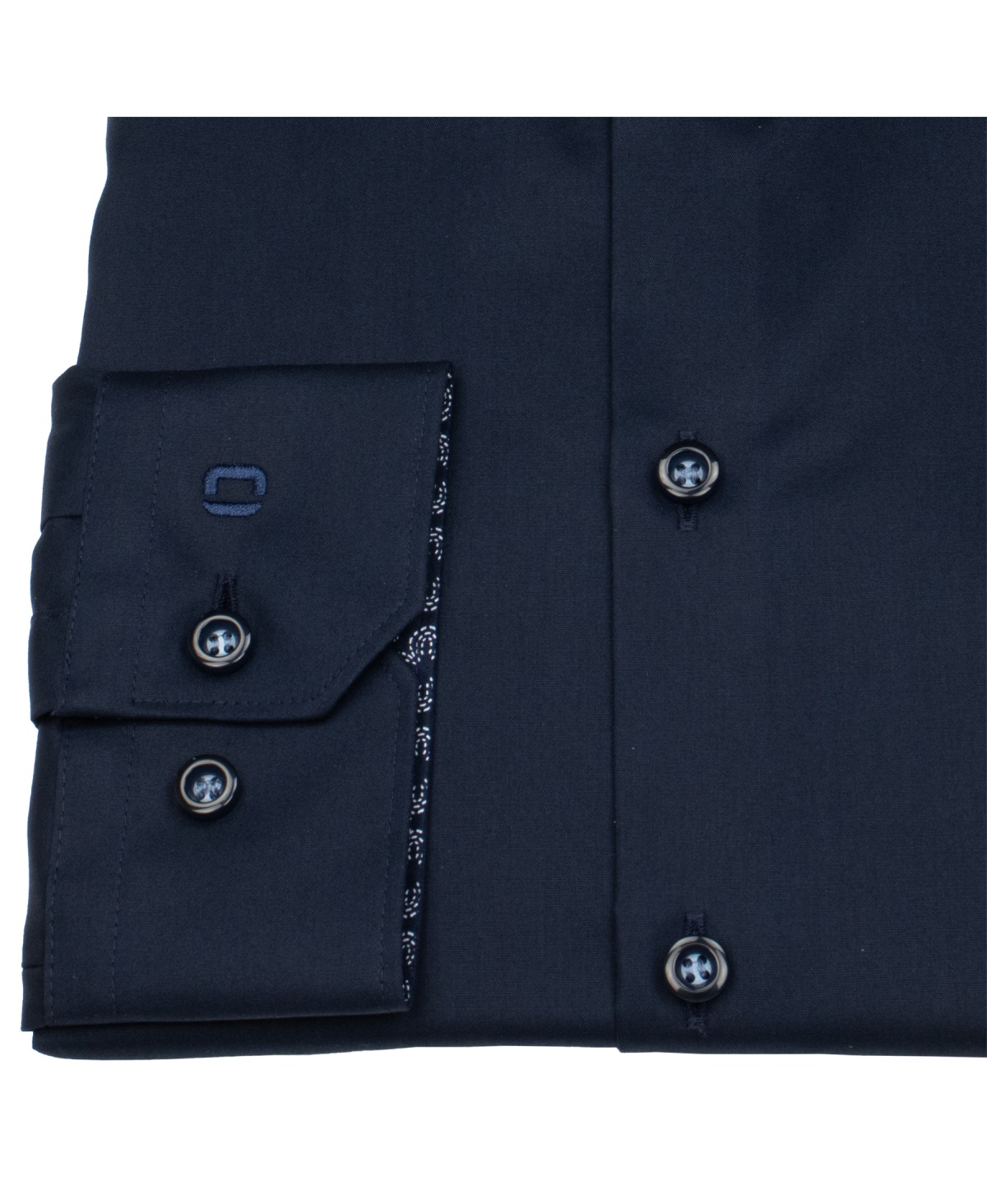 OLYMP Hemd - No. Six Super Slim - Patch - dunkelblau