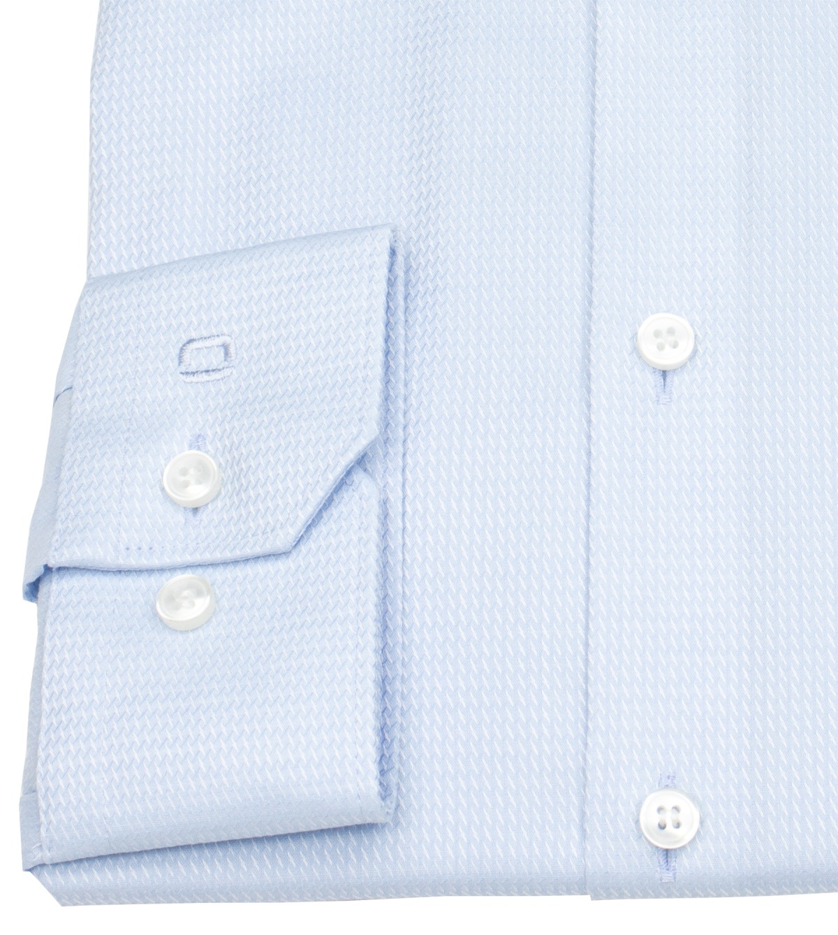 OLYMP Hemd - No. Six Super Slim - Struktur - hellblau