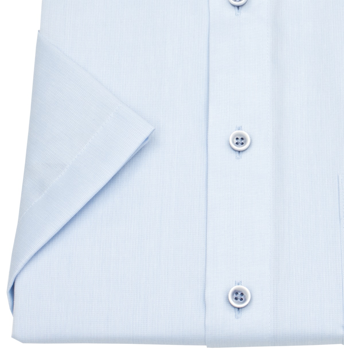 OLYMP Kurzarmhemd - Comfort Fit - Kentkragen - AirCon - hellblau