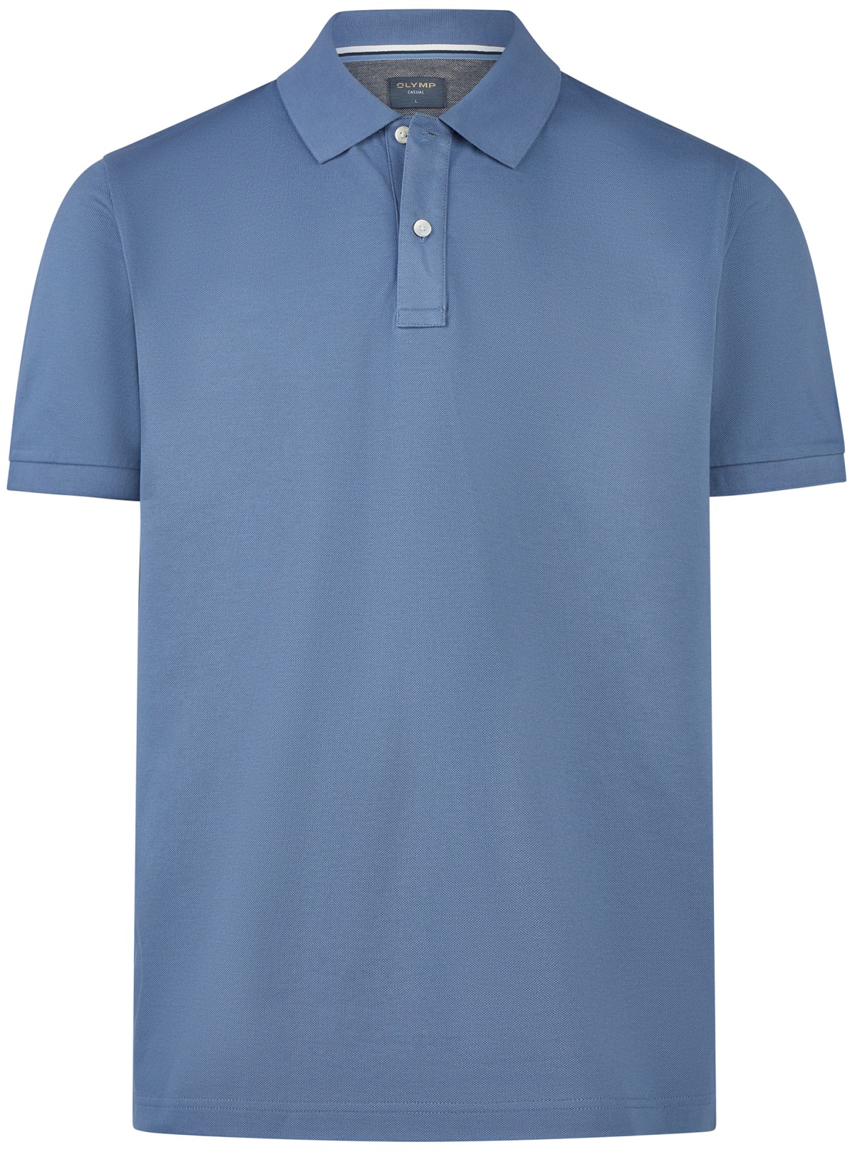 OLYMP Poloshirt - Regular Fit - Piqué - blau