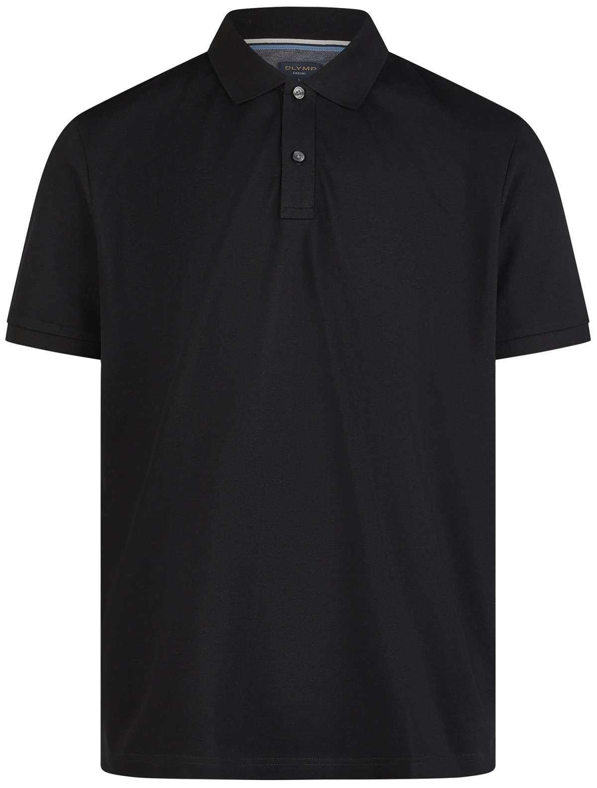 OLYMP Poloshirt - Regular Fit - Piqué - schwarz - ohne OVP