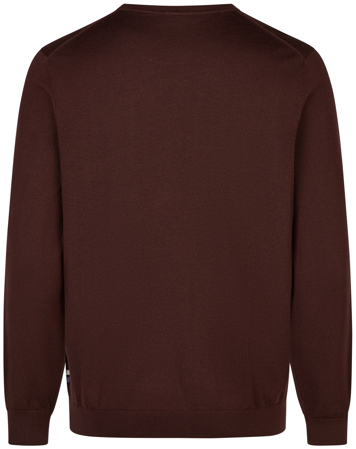 OLYMP Pullover - Merinowolle - Rundhals - rot
