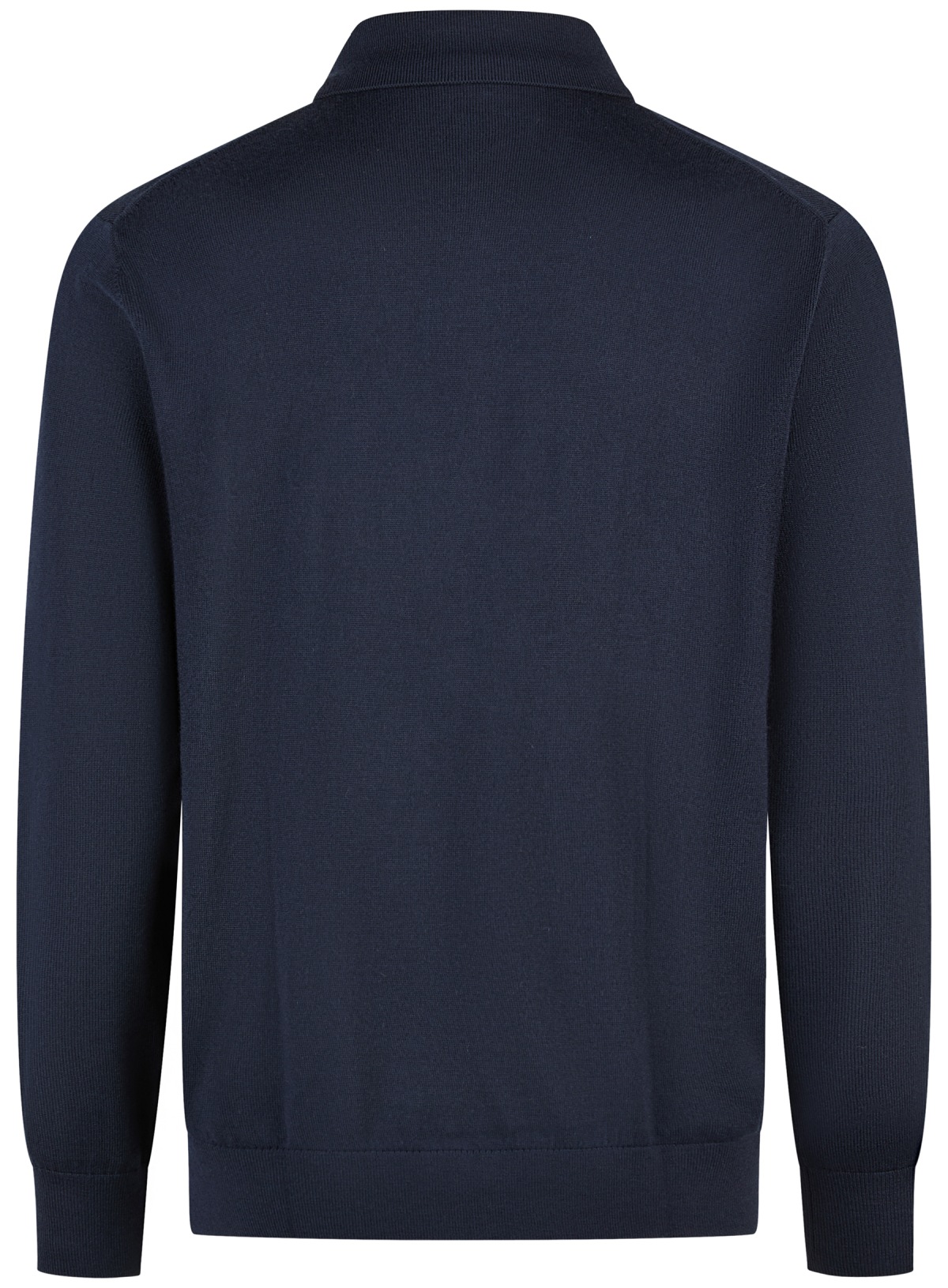 OLYMP Pullover - Polokragen - Merinowolle - dunkelblau