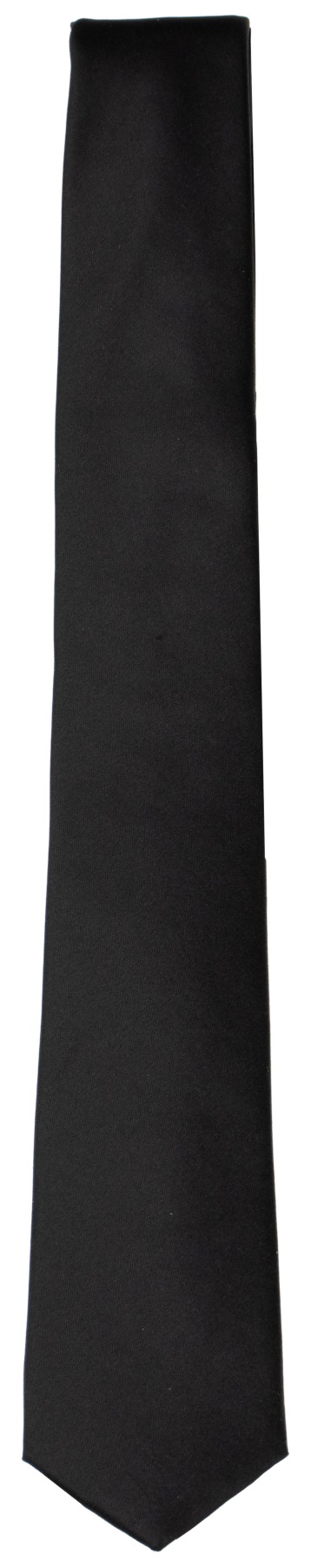 OLYMP Seidenkrawatte - Super Slim - schwarz