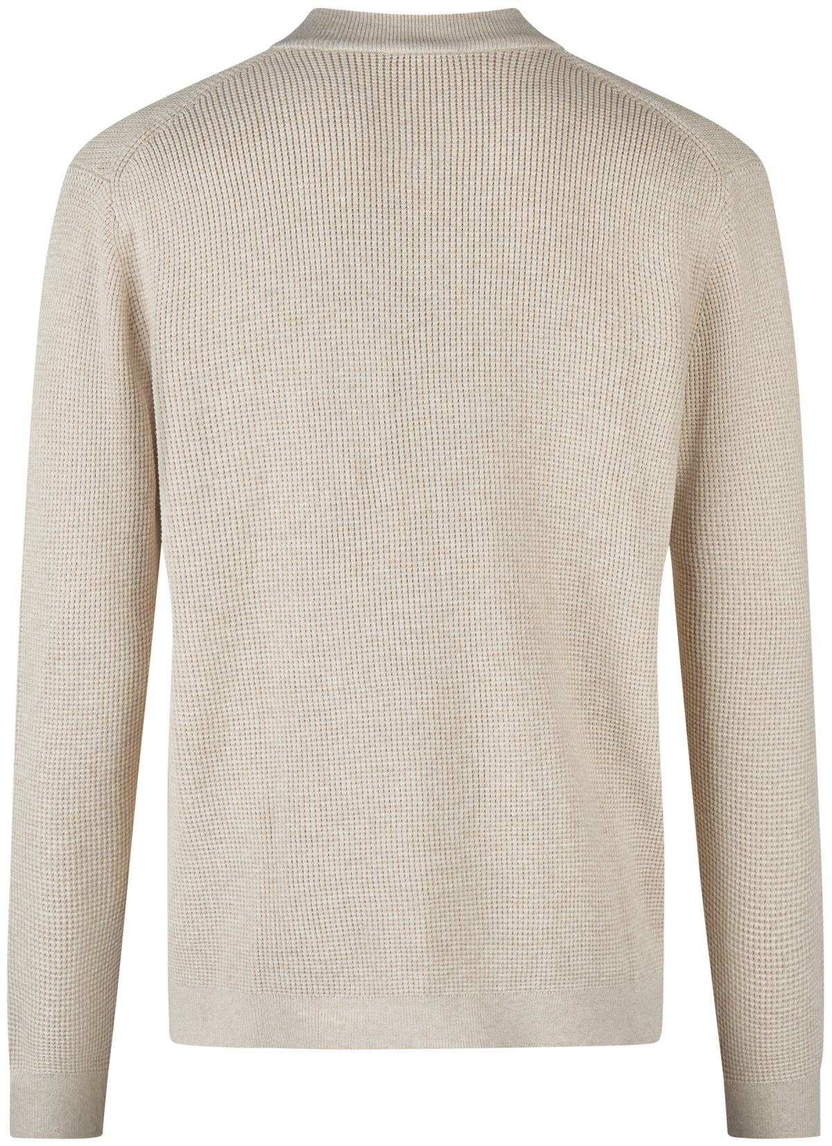 OLYMP Strickjacke - Reissverschluss - Struktur - beige