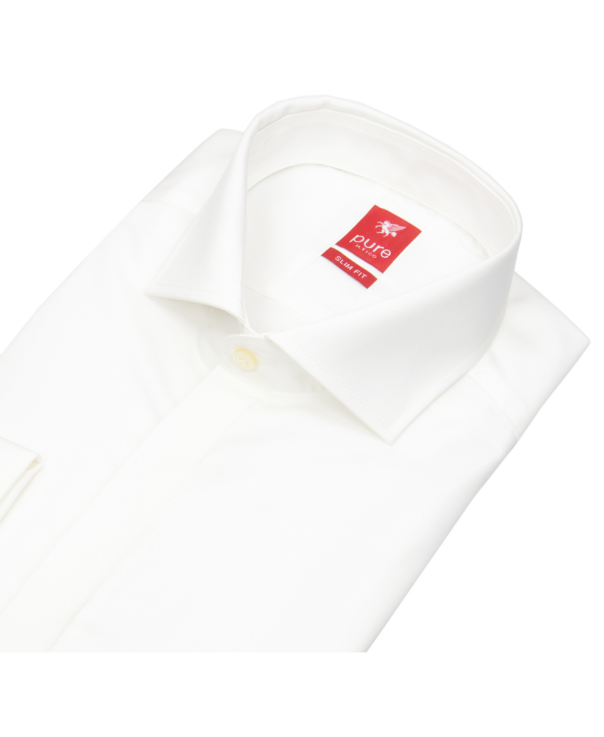 Pure Galahemd - Slim Fit - Haifischkragen - Umschlagmanschette - hellbeige