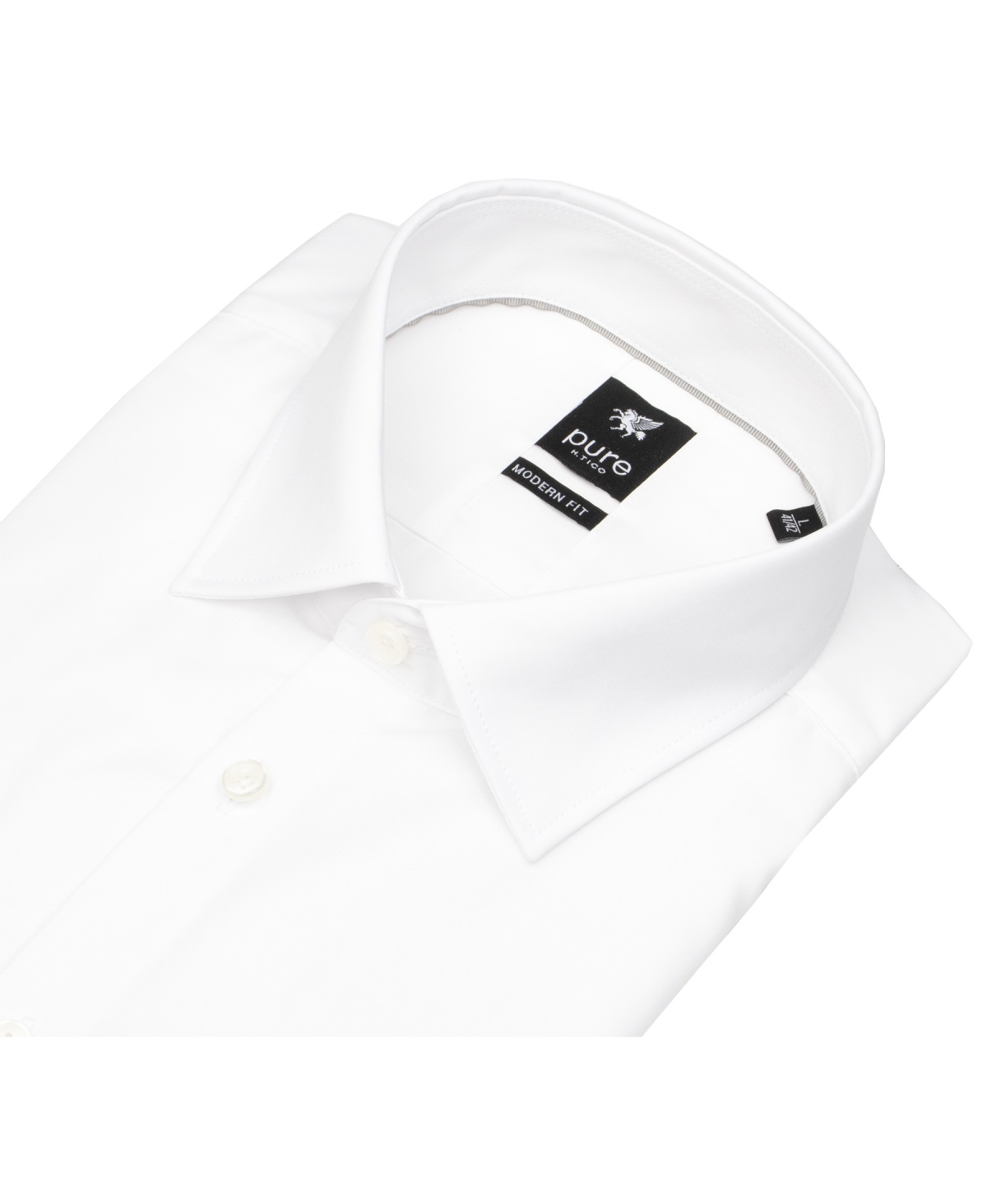 Pure Hemd - Modern Fit - Kentkragen - weiß