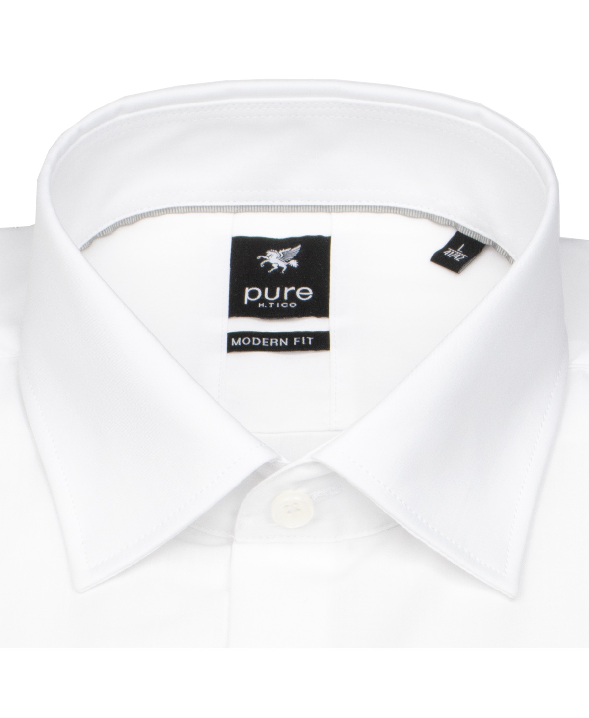 Pure Hemd - Modern Fit - Kentkragen - weiß