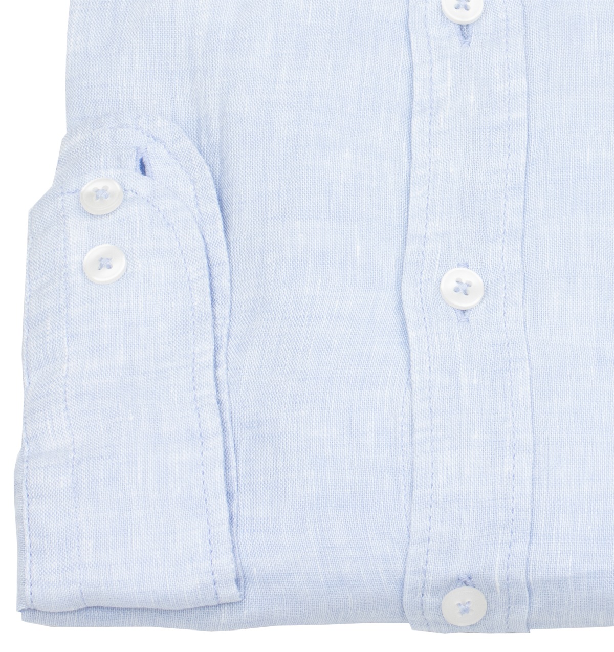 Pure Hemd - Slim Fit Casual - Kentkragen - Leinen - hellblau