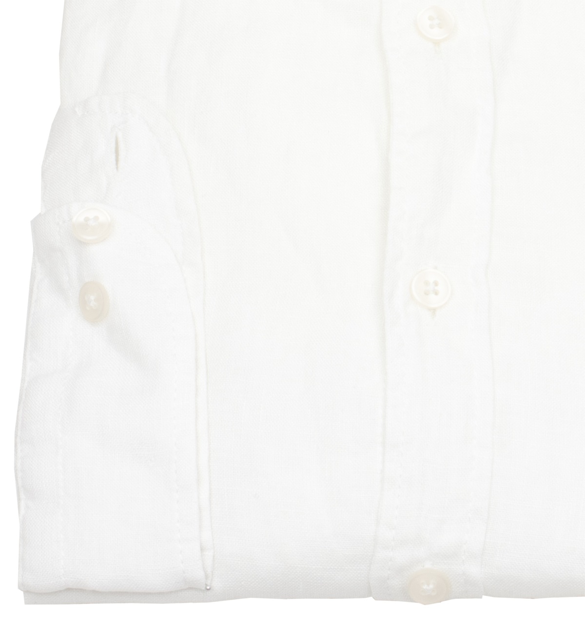 Pure Hemd - Slim Fit Casual - Kentkragen - Leinen - weiß