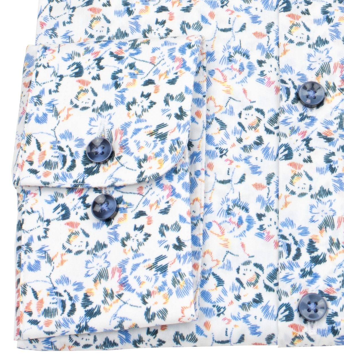 Pure Hemd - Slim Fit - FLXBL Shirt - Haifischkragen - Print - mehrfarbig - ohne OVP