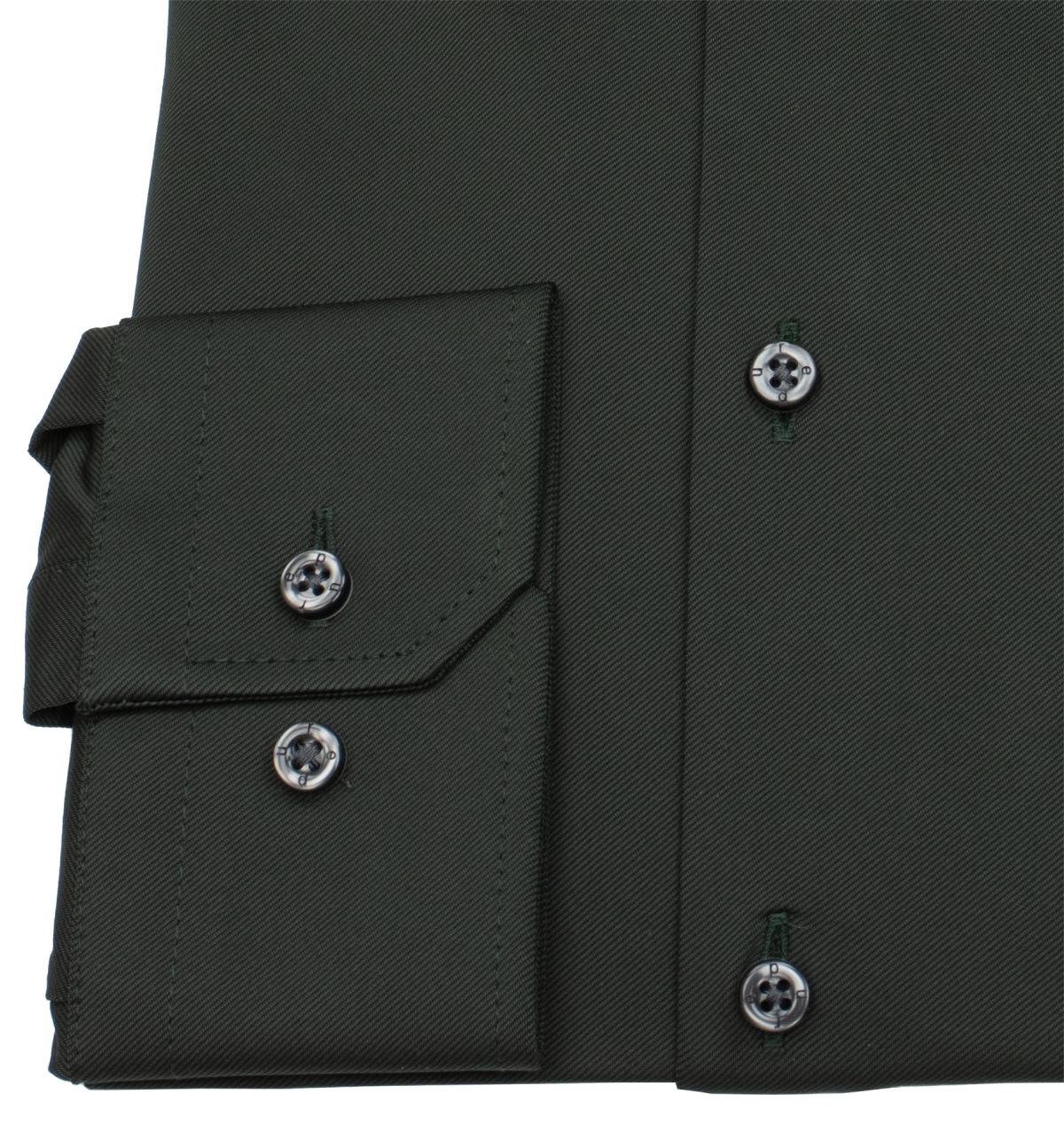 Pure Hemd - Slim Fit - Functional Shirt - Haifischkragen - dunkelgrün