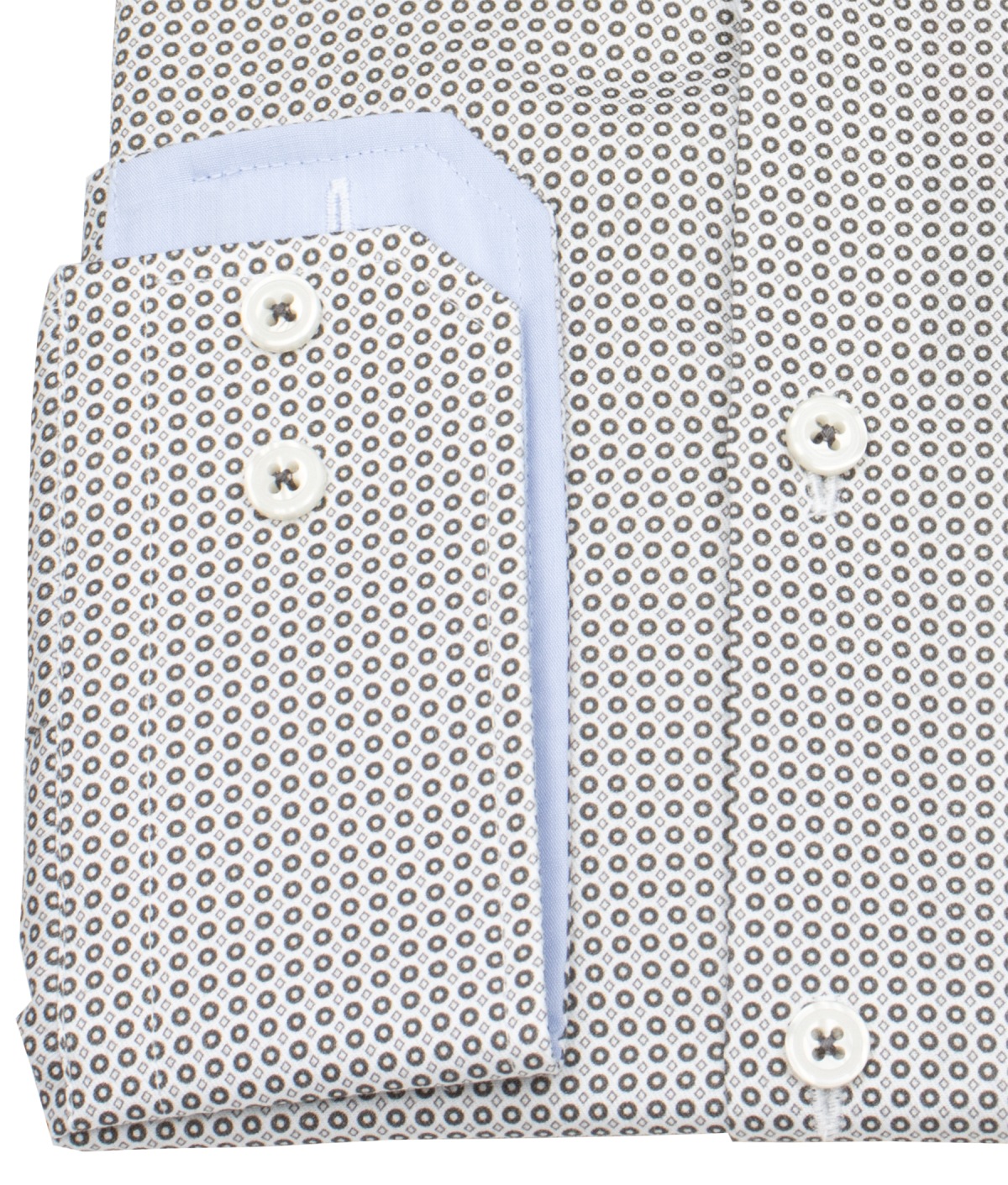 Pure Hemd - Slim Fit - Kentkragen - anthrazit / weiß
