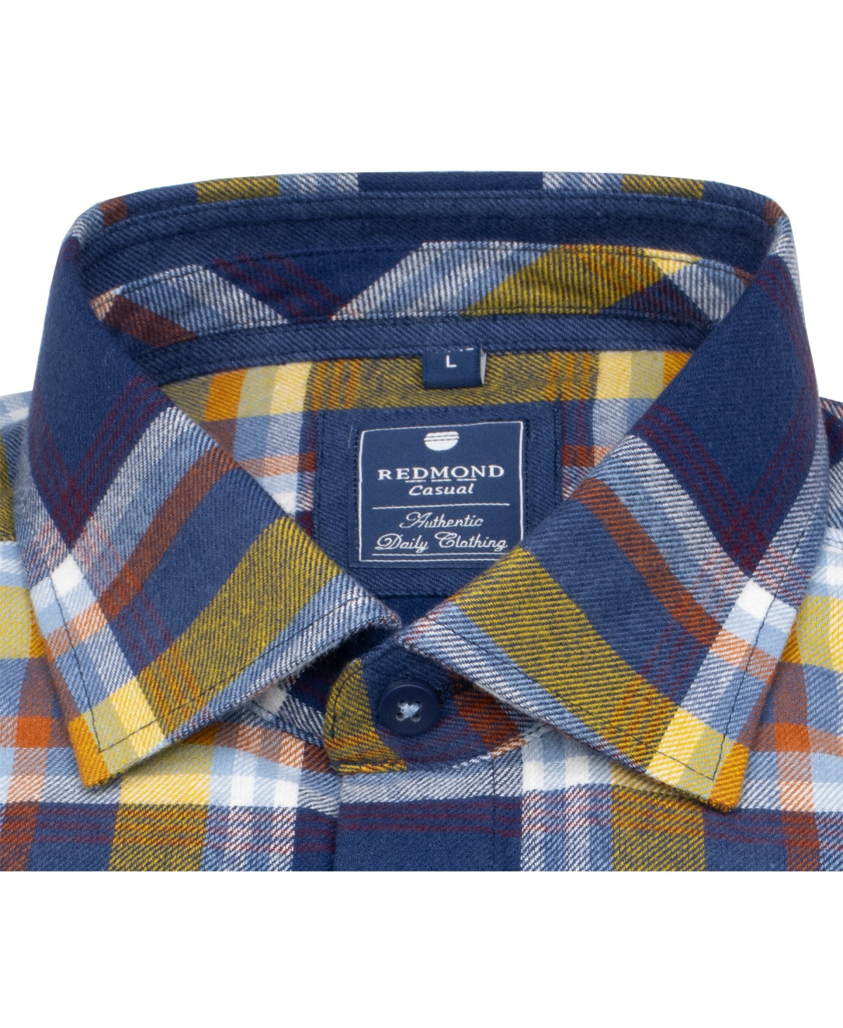 Redmond Flanellhemd - Comfort Fit - kariert - mehrfarbig