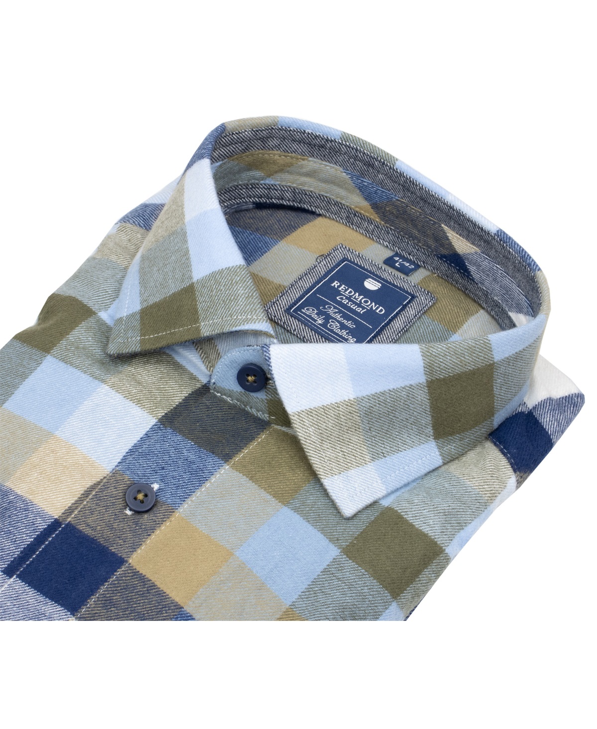 Redmond Flanellhemd - Comfort Fit - kariert - mehrfarbig - ohne OVP