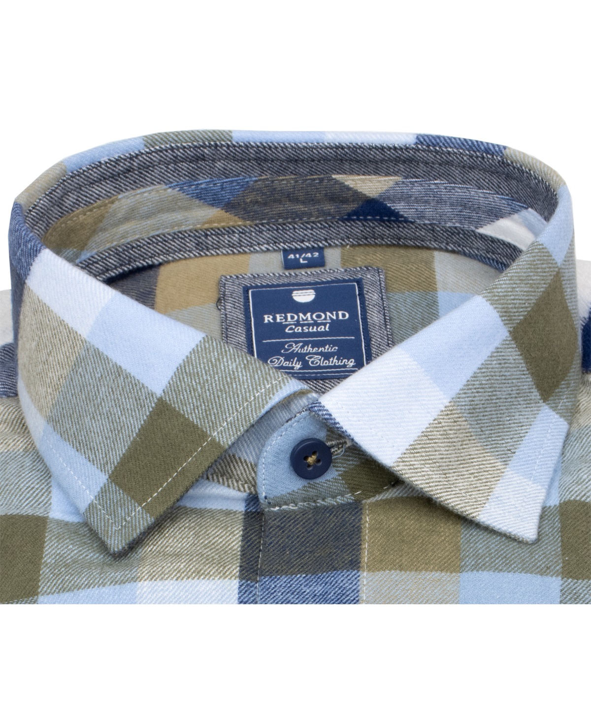 Redmond Flanellhemd - Comfort Fit - kariert - mehrfarbig - ohne OVP