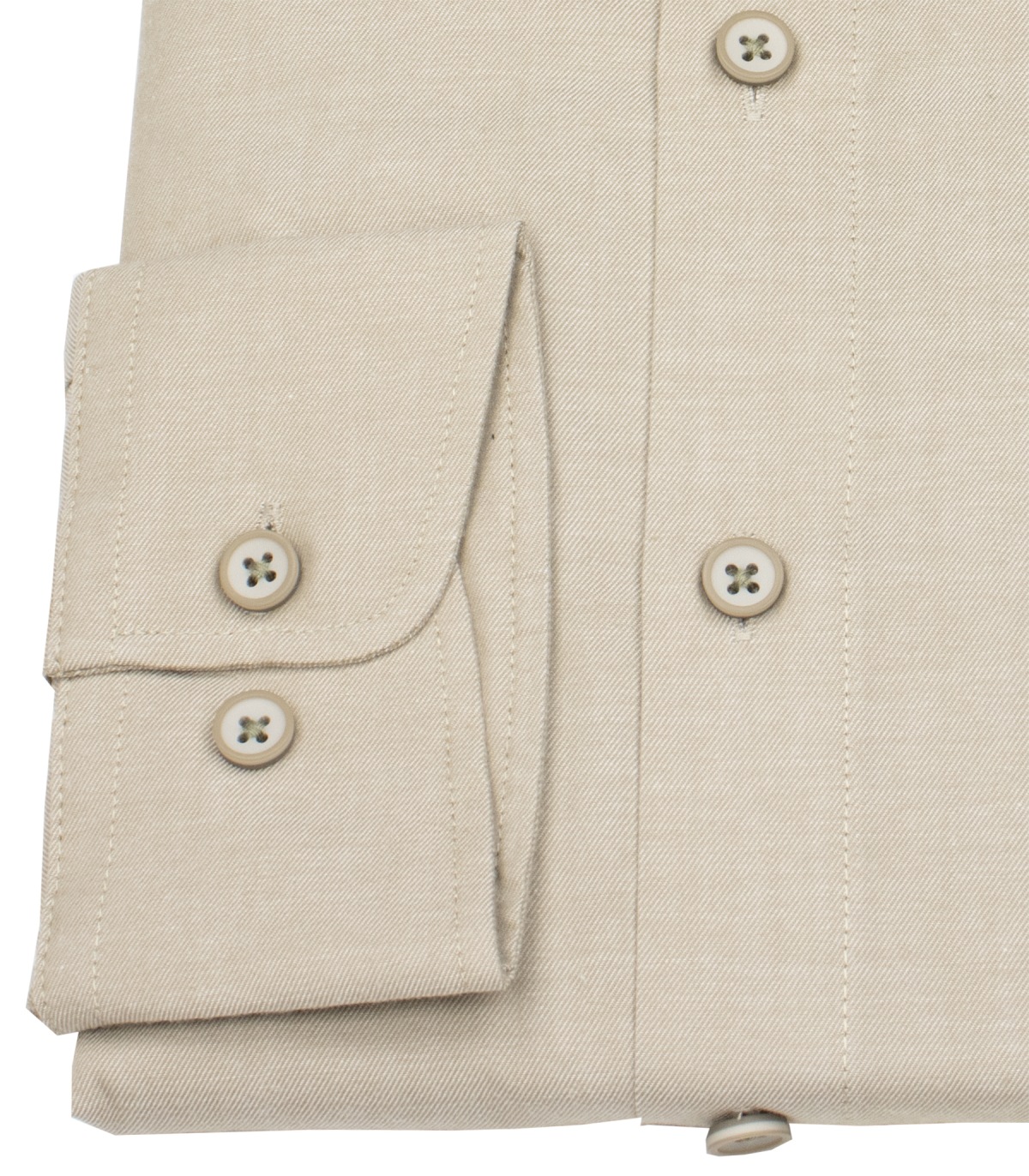 Redmond Hemd - Casual Fit - Kentkragen - beige