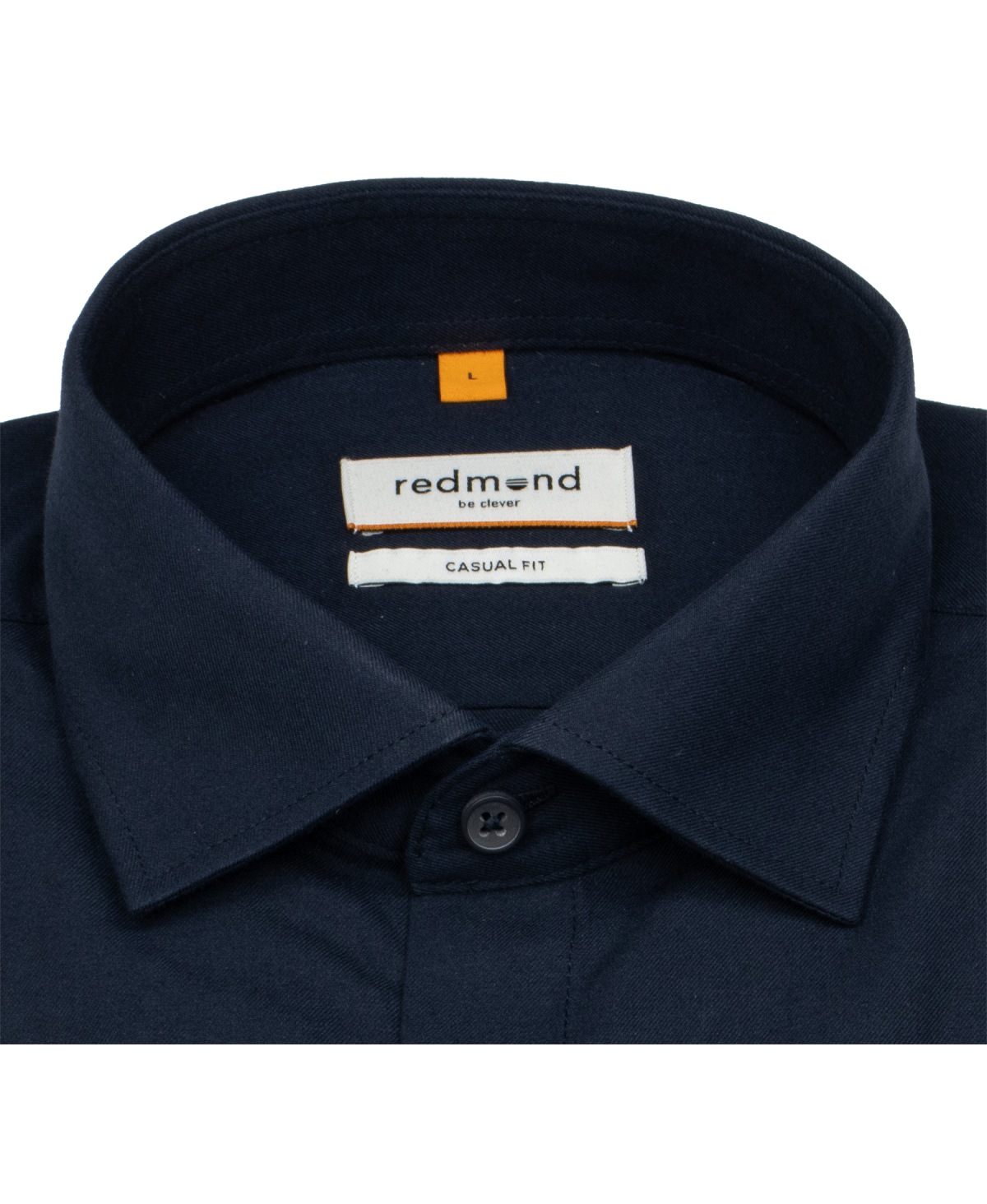 Redmond Hemd - Casual Fit - Kentkragen - dunkelblau