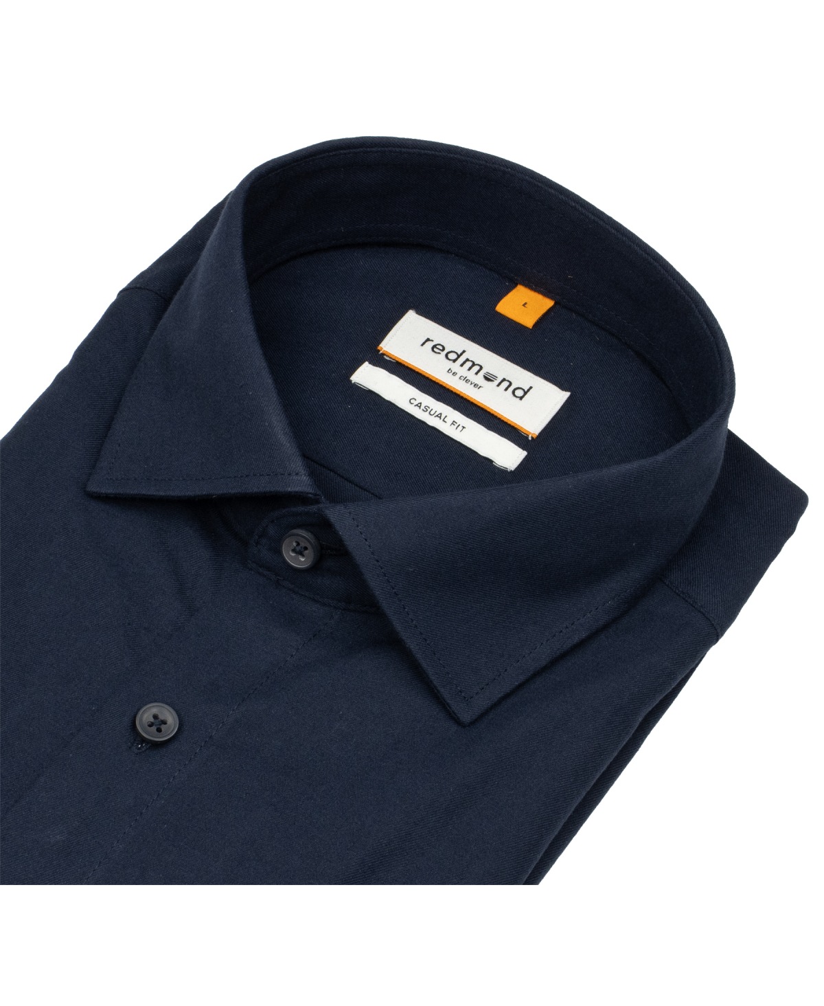 Redmond Hemd - Casual Fit - Kentkragen - dunkelblau