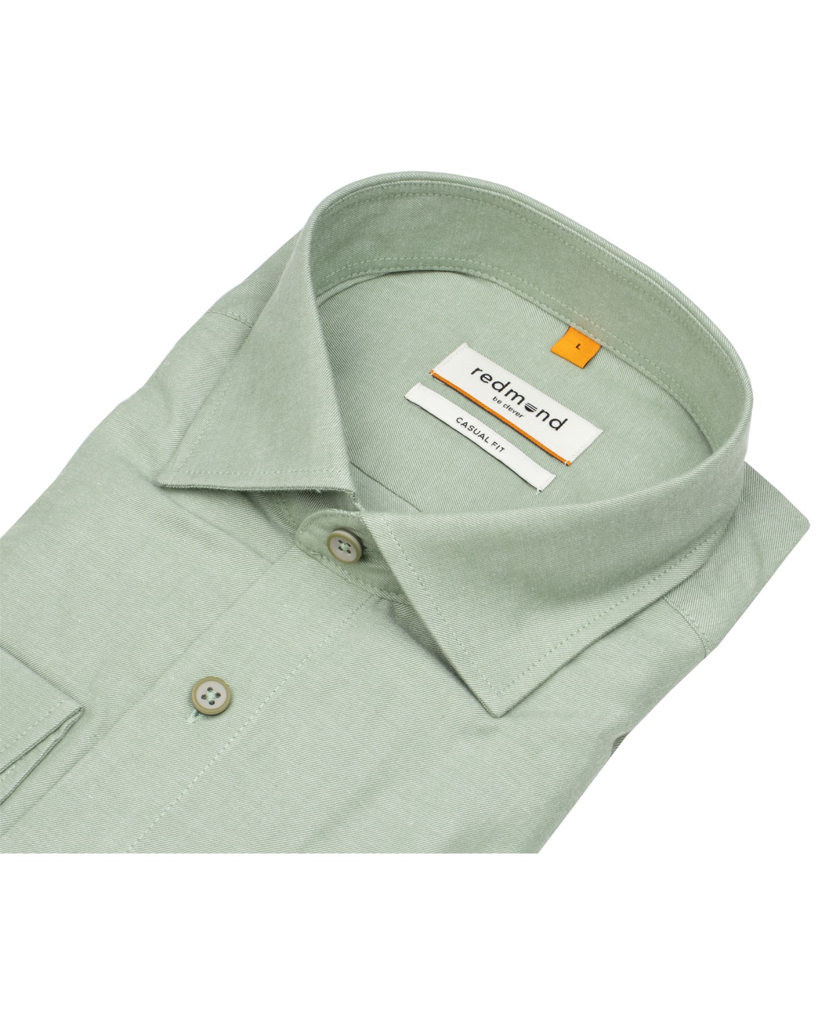 Redmond Hemd - Casual Fit - Kentkragen - grün