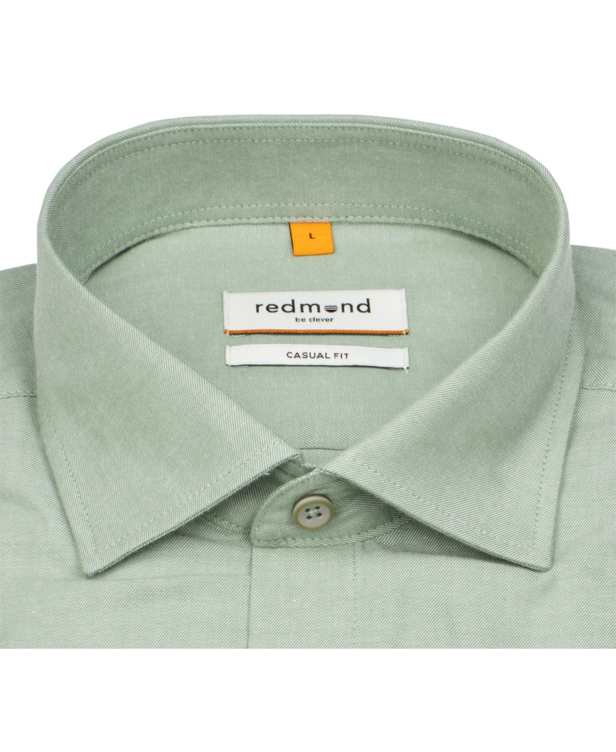 Redmond Hemd - Casual Fit - Kentkragen - grün