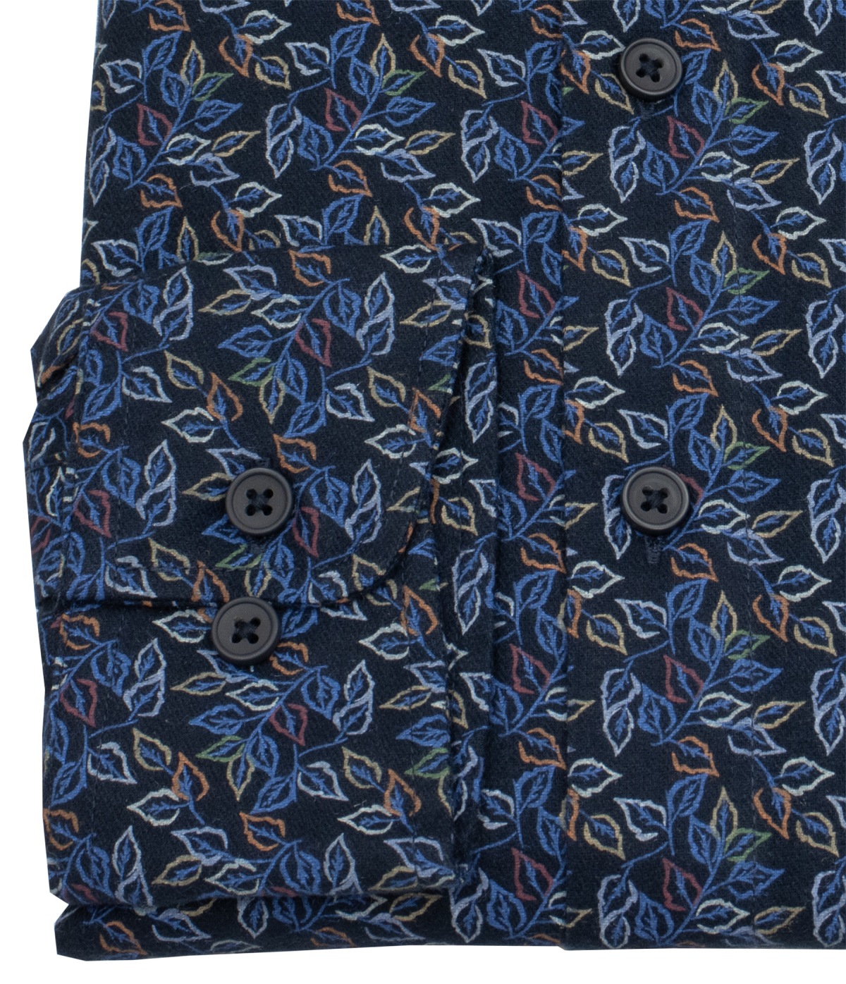 Redmond Hemd - Casual Fit - Kentkragen - Print - mehrfarbig